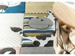 RugsX Kindervloerkleed-Tapijt Petit Zoo Dieren , Dierentuincreme / Grijskleuring 240X330 Cm