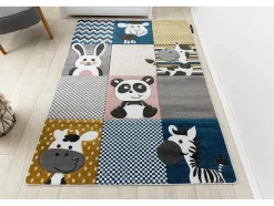 RugsX Kindervloerkleed-Tapijt Petit Zoo Dieren , Dierentuincreme / Grijskleuring 240X330 Cm