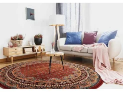 RugsX Tapijt Rond-Tapijt Polonia Rond Baron Bordeaux Cercle 200 Cm