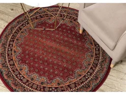 RugsX Tapijt Rond-Tapijt Polonia Rond Baron Bordeaux Cercle 200 Cm