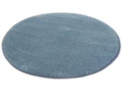 RugsX Tapijt Rond-Tapijt Rond Shaggy Micro Grijskleuring Cercle 100 Cm