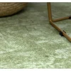 RugsX Tapijt Rond-Tapijt Rond Solid Groen 20 Beton Cercle 170 Cm