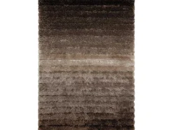 RugsX Tapijt Hoogpolig-Tapijt Shaggy Flim 007-B3 Modern, Strips - Structureel, Bruin 80X150 Cm