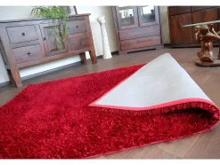 RugsX Tapijt Hoogpolig-Tapijt Shaggy Lilou Rood 160X230 Cm