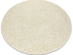 RugsX Tapijt Rond-Tapijt Soffi Rond Shaggy 5Cm Creme Cercle 120 Cm
