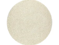 RugsX Tapijt Rond-Tapijt Soffi Rond Shaggy 5Cm Creme Cercle 120 Cm
