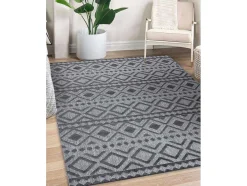 RugsX Groot Tapijt-Tapijt Structureel Sole D3852 Boho, Diamanten Plat Geweven, Twee Poolh 200X290 Cm