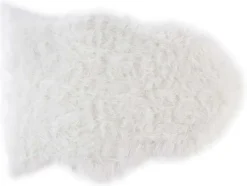 OZAIA Tapijt Scandinavisch-Tapijt Van Imitatie Schapenvacht Sheep - 90 X 65 Cm