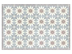 OZAIA Tapijt Van Vinyl-Tapijt Van Vinyl Met Bloempatroneneffect Florita - 120 X 180 Cm