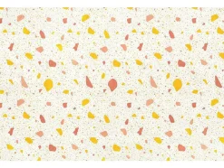 OZAIA Woonkamertapijt-Tapijt Van Vinyl Met Terrazzo-Effect - 120 X 180 Cm - Meerdere Kleuren - Stonya