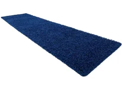 RugsX Tapijt Hoogpolig-Tapijt, Vloerbekleding Soffi Shaggy 5Cm Blauw - Voor Keuken, Naar De G 60X300 Cm