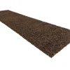RugsX Tapijt Hoogpolig-Tapijt, Vloerbekleding Soffi Shaggy 5Cm Bruin - Voor Keuken, Naar De G 70X300 Cm