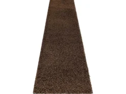 RugsX Tapijt Hoogpolig-Tapijt, Vloerbekleding Soffi Shaggy 5Cm Bruin - Voor Keuken, Naar De G 70X300 Cm