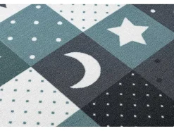 RugsX Kindervloerkleed-Tapijt Voor Kinderen Stars Sterren, Sterretje , Kinderen, Turkoois / 300X450 Cm
