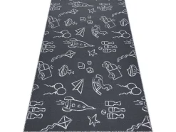 RugsX Kindervloerkleed-Tapijt Voor Kinderen Toys Speelgoed, Om Mee Te Spelen, Kinderen - Grij 400X500 Cm