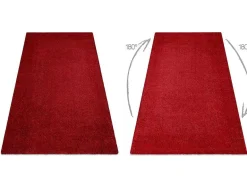 RugsX Tapijt Hoogpolig-Tapijt Wasbaar , Mood 71151011 Modern - Rood 240X340 Cm