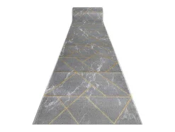 RugsX Gangtapijt-Tapijtloper Emerald Exclusief 1012 Glamour, Stijlvol Marmer, Geometris 80X140 Cm