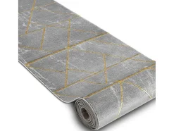 RugsX Gangtapijt-Tapijtloper Emerald Exclusief 1012 Glamour, Stijlvol Marmer, Geometris 80X140 Cm