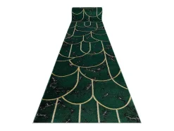 RugsX Gangtapijt-Tapijtloper Emerald Exclusief 1016 Glamour, Stijlvol Art Deco, Marmer 80X210 Cm