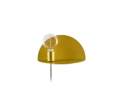 EPIKASA Wandlamp-Taranto Wandlamp, Goud, 30 X 15 X 15 Cm,