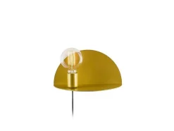 EPIKASA Wandlamp-Taranto Wandlamp, Goud, 30 X 15 X 15 Cm,