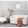 Vente-unique Modulair-Teddy Bank 2 Persoons Voor Kinderen Wit.