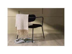 Venture Home Huistextiel-Toby Plaid 170X130Cm Beige, Wit.