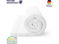MISTER SANDMAN Topmatras-Topmatras 180X200 Cm Met Stevige Ondersteuning - Afneembare En Wasbare Hoes Voor Optimale Hygiene