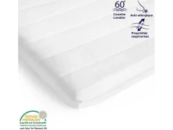 MISTER SANDMAN Topmatras-Topmatras 80X190 Cm Met Stevige Ondersteuning - Afneembare En Wasbare Hoes Voor Optimale Hygiene