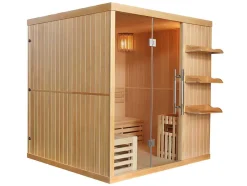 VOGUE SAUNA Finse Sauna-Traditionele Sauna 4/5 Persoons Van Faborg - 200 X 180 X 200 Cm