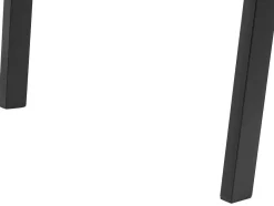 Vente-unique Accessoires & Spiegels-Trapvormige Handdoekhouder Van Zwart Metaal - 4 Stangen - Tarmoli