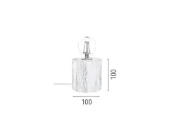 EPIKASA Lamp-Trongo Tafellamp, Eik, Rood, 10X10X10 Cm,