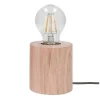 EPIKASA Lamp-Trongo Tafellamp, Eiken, Antraciet, 10X10X10 Cm,
