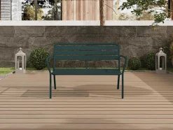 MYLIA Loungeset-Tuinbank Van Metaal - Spargroen - Mirmande Van