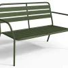 MYLIA Loungeset-Tuinbankje Van Metaal - Kaki - Mirmande