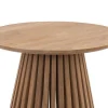 MYLIA Salontafel-Tuinbijzettafel Van Teakhout D50 Cm - Licht Naturel - Triani