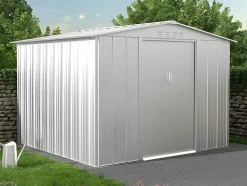 EXPERTLAND Tuinhuis-Tuinhuis Van 6,71 M In Grijs, Gegalvaniseerd Staal Linus