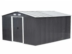 EXPERTLAND Tuinhuis-Tuinhuis Van Grijs Gegalvaniseerd Staal Manso - 12,5M