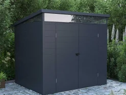 EXPERTLAND Tuinhuis-Tuinhuisje Van Antracietgrijs Hars Van 4 M Met Vloer - Minaro