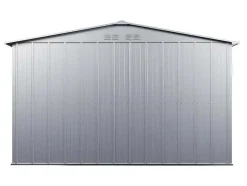 EXPERTLAND Tuinhuis-Tuinhuisje Van Gegalvaniseerd Staal - Grijs - Linus - 9,92 M