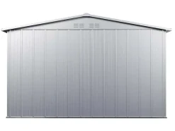 EXPERTLAND Tuinhuis-Tuinhuisje Van Gegalvaniseerd Staal - Grijs - Linus - 7,82M