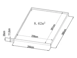 EXPERTLAND Tuinkas-Tuinkas Van Polycarbonaat 9 M Corolle Ii