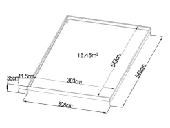 EXPERTLAND Tuinkas-Tuinkas Van Polycarbonaat 16,8 M Ixora Met Basis