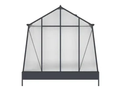 EXPERTLAND Tuinkas-Tuinkas Van Polycarbonaat 9,1 M Met Grondplaat- Antraciet - Asarina