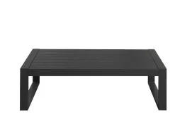 MYLIA Loungeset-Tuinsalon Molokai In Aluminiun: Driezitsbank, 2 Fauteuils, Salontafel