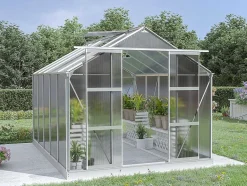 EXPERTLAND Tuinkas-Tuinserre Van Polycarbonaat 9 M Corolle Ii - Aluminium