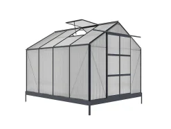 EXPERTLAND Tuinkas-Tuinserre Van Polycarbonaat 7.5 M Greenea Ii - Antraciet