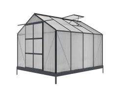 EXPERTLAND Tuinkas-Tuinserre Van Polycarbonaat 7.5 M Greenea Ii - Antraciet