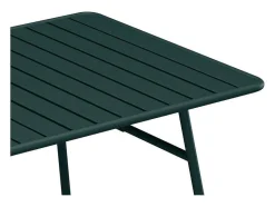 MYLIA Tuinset-Tuintafel L160 Cm In Metaal - Dennengroen - Mirmande Van