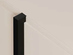 Vente-unique Tv-Meubel-Tv-Meubel Met 4 Deuren Van Mdf - Beige En Zwart - Luvonia